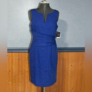 NWT- Sleeveless blue dress size 6